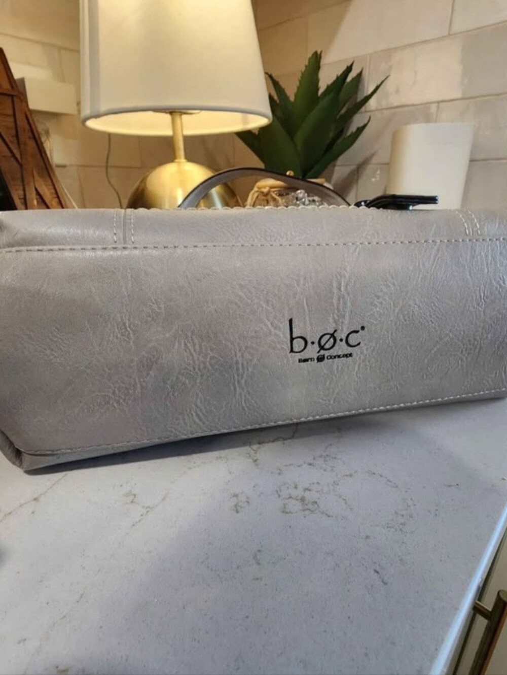 Born. B.O.C gray Purse - Picture 6 of 7